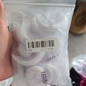Hot Topic White Earrings